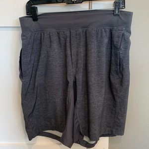 Mens Lululemon Linerless Short, size Large